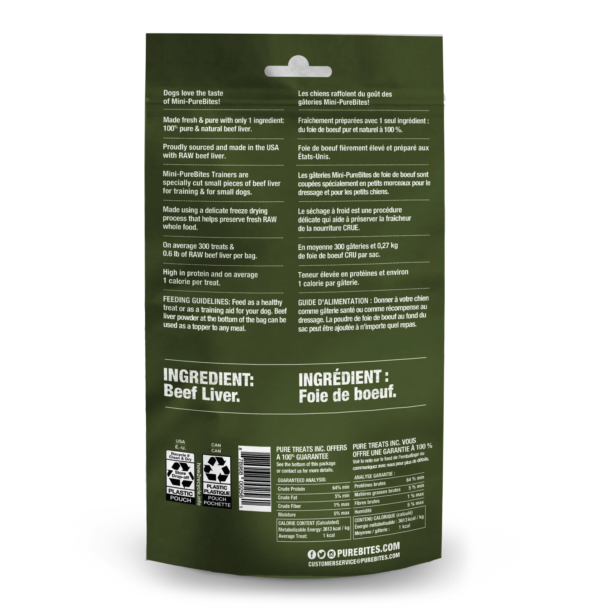 Purebites - Beef Liver Freeze Dried Mini Dog Treats